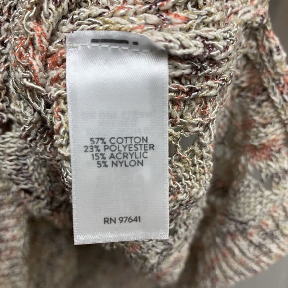 J Jill Pebble Diamond Pointelle Sweater XS NWT - Picture 3 of 4